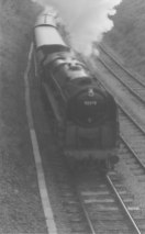 1995 - Leaving Horsted Keynes - BR standard 9F 92240