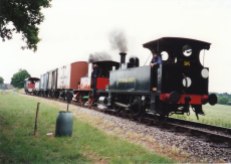 1995 - (Sheffield Park - Horsted Keynes) - LSWR B4 class 96 Normandy & 3 Baxter