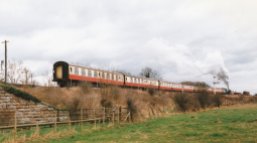 1997 - BR Standard 7MT - Departing Wansford - 70000 Britannia