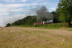 Watercress Railway - Bighton Lane - West Country Class - 34007 Wadebridge
