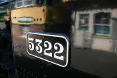 Watercress Railway - Alresford - 43xx class - 5322 numberplate
