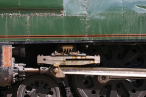 Watercress Railway - Alresford - Battle of Britain Class - 34051 Sir Winston Churchill valve gear