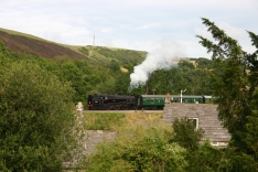 2007 - Swanage Railway - From Corfe Castle - BR standard 4MT 80104
