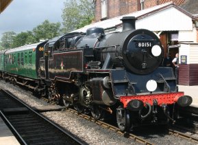 2011 - Bluebell Railway - Sheffield Park - Standard 4MT 2-6-4 tank 80151