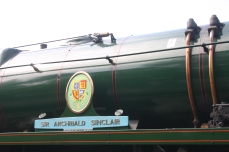2009 - Bluebell Railway - Sheffield Park - Rebuilt Battle of Britain class - 34059 Sir Archibald Sinclair (name plate)