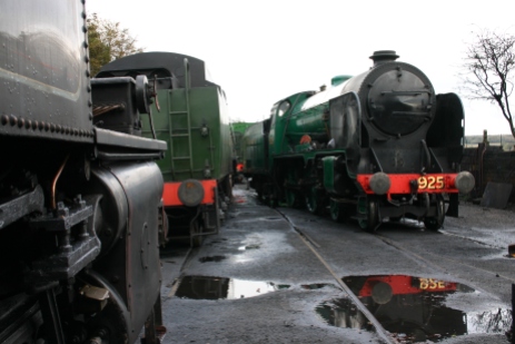 2012 - Watercress Railway - Ropley - Ex - LMS Ivatt 2MT 41312 & ex-SR unrebuilt West Country - 34007 Wadebridge & SR - 925 Cheltenham