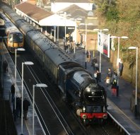 2012 - Mainline Working - The Cathedrals Express - Winchester - A1 class - 60163 Tornado - BR Blue