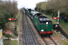 2013 Great Spring Steam Gala - Watercress Line - Ropley - 850 Lord Nelson & Schools class V 925 Cheltenham
