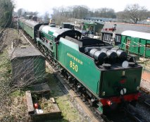 2012 Spring Steam Gala - Watercress Line - Medstead & Four Marks - 850 Lord Nelson