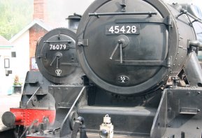 2011 - North York Moors Railway - Grosmont - 76079 & 45428 Eric Treacy