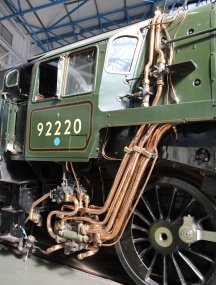 2013 National Railway Museum York - The Great Gathering - BR Standard 9F 92220 Evening Star copper pipework
