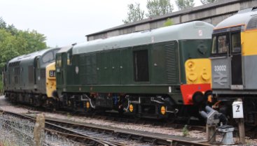 2013 South Devon Railway - Buckfastleigh - class 20 D8110 (20 110)
