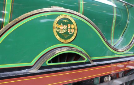 2013 National Railway Museum York - The Great Gathering - SECR D Class 4-4-0 737 coat of arms