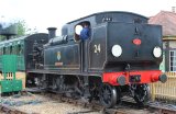 2013 - Isle of Wight Steam Railway - Havenstreet - Ex-LSWR 02 class - W24 Calbourne