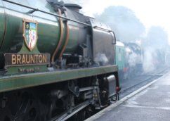 2013 Watercress Line Autumn Steam Spectacular - Ropley - West Country class - 34046 Braunton & U class 31806 & 850 Lord Nelson