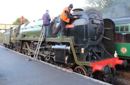 2013 Watercress Line Autumn Steam Spectacular - Ropley - BR Standard 7MT class 70000 Britannia