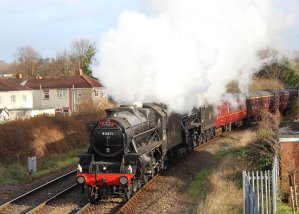 2013 - Mainline Steam - The Cathedrals Express - LMS Class 5MT 4-6-0 no 44871 & 45407 (depart Eastleigh)