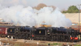 2013 - Mainline Steam - The Cathedrals Express - LMS Class 5MT 4-6-0 no 44871 and 45407 (Eastleigh)