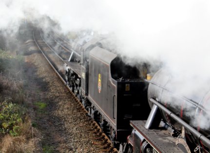 2013 - Mainline Steam - The Cathedrals Express - LMS Class 5MT 4-6-0 no 44871 and 45407 (depart Eastleigh)