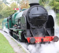 2013 Watercress Line Autumn Steam Spectacular - Alresford - 850 Lord Nelson