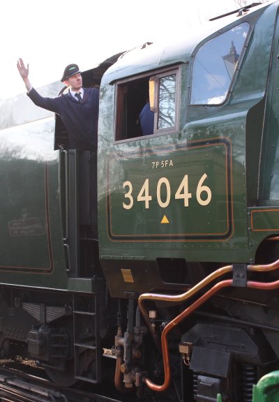 2014 - Watercress Line - Spring Steam Gala - Ropley - rebuilt West Country class - 34046 Braunton