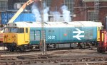 Eastleigh - April 2014 - Class 50 - 50011 Hood clag