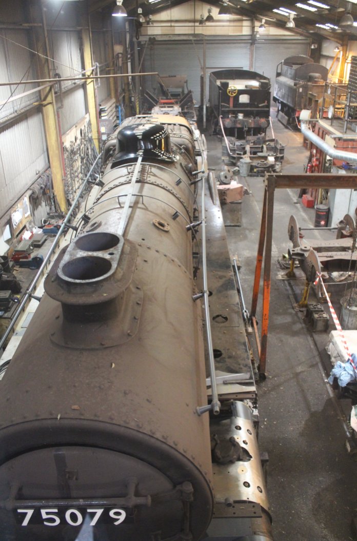 2014 - Watercress Line - Spring Steam Gala - Ropley - BR Standard class 4MT 4-6-0 - 75079