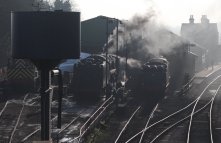 2014 - Watercress Line - Spring Steam Gala - Ropley - BR Standard 9F Class 92212 & 850 Lord Nelson