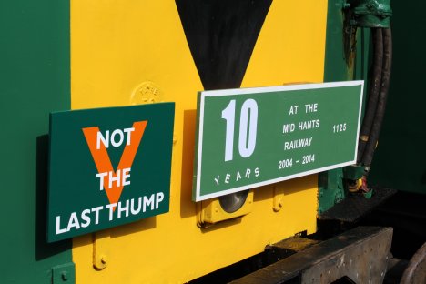 2014 - Watercress Railway - Alresford - Class 205 DEMU Hampshire Unit Thumper 1125 Not the Last Thump