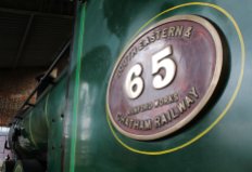 2014 Bluebell Railway - Sheffield Park - South Eastern Railway (SECR) No.65 O1-class 0-6-0 numberplate