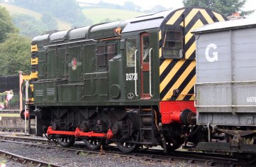 2014 South Devon Railway - Buckfastleigh - BR 0-6-0DE D3721 (09 010) class 09