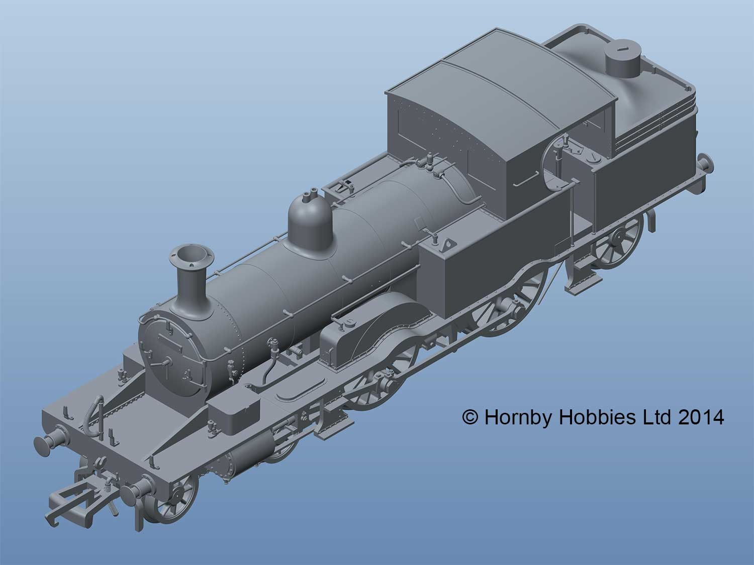 Hornby R3335 LSWR 4-4-2T Adams Radial 415 Class LSWR Preserved.