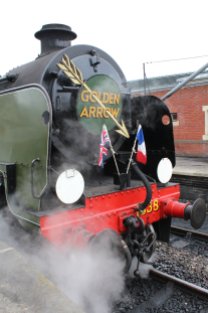 2015 - Bluebell Railway - Sheffield Park - Southern Railway Maunsell U class 1638 (Golden Arrow regalia)