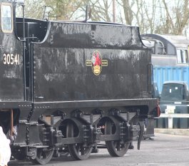 2015 - Bluebell Railway - Sheffield Park - Southern Railway Maunsell Q class BR late crest 30541 tender