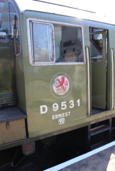 086 2015 - East Lancashire Railway Bury Bolton Street - Class 14 diesel-hydraulic locomotive D9531 Ernest