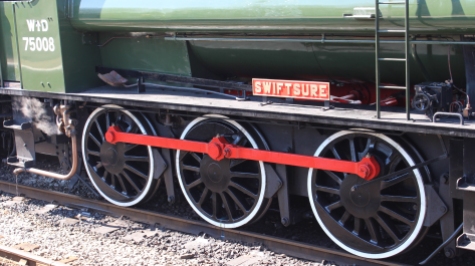 2015 - East Lancashire Railway Ramsbottom - Hunslet Austerity War Department 75008 Swiftsure